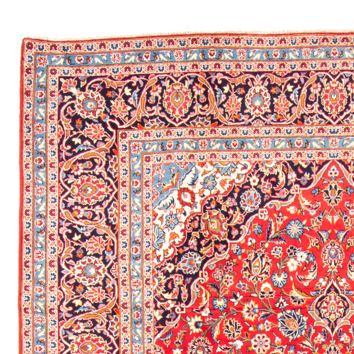 Perser Rug - Keshan - 355 x 245 cm - red