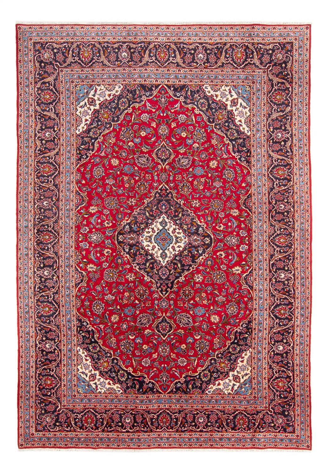Perser Rug - Keshan - 359 x 244 cm - red