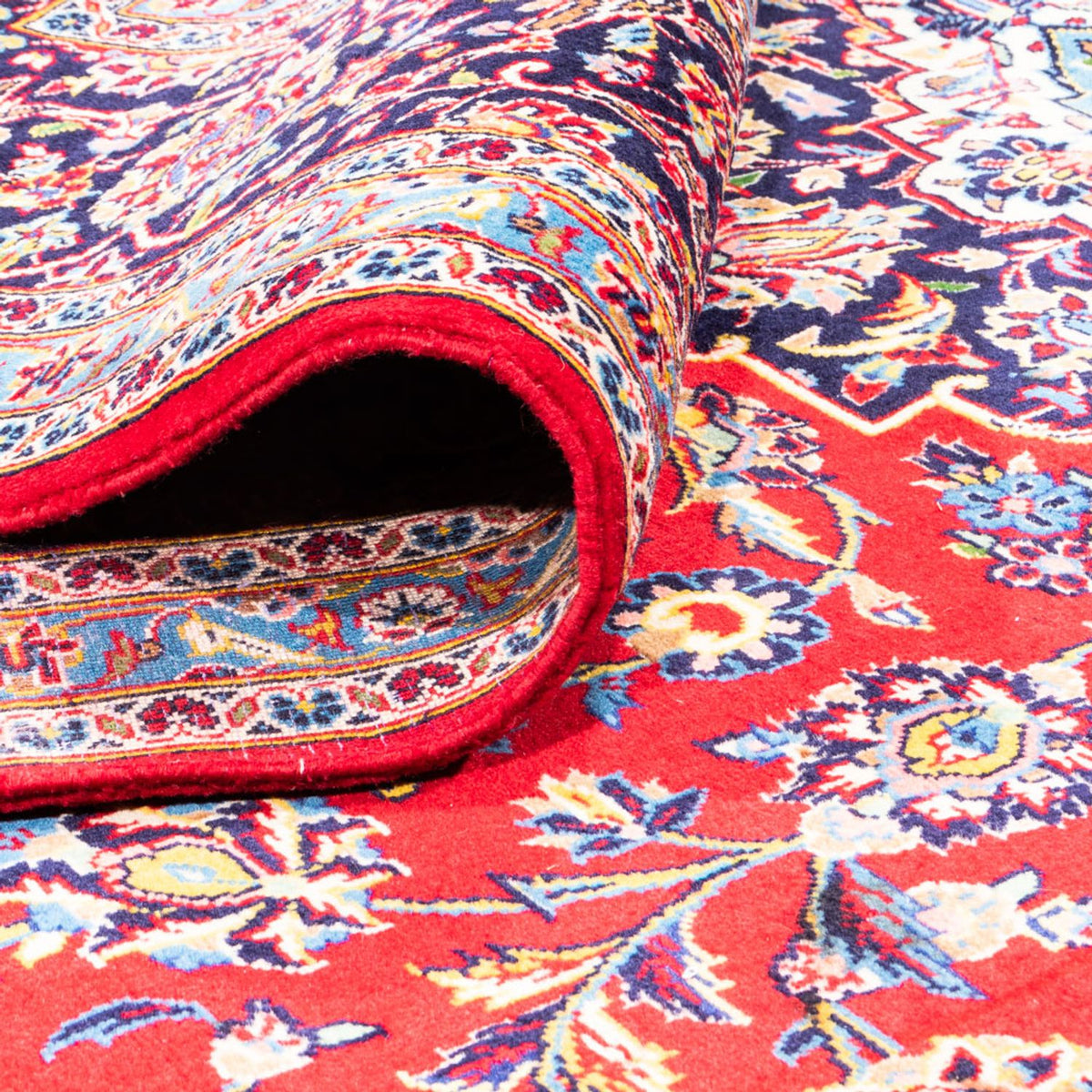 Perser Rug - Keshan - 346 x 257 cm - red