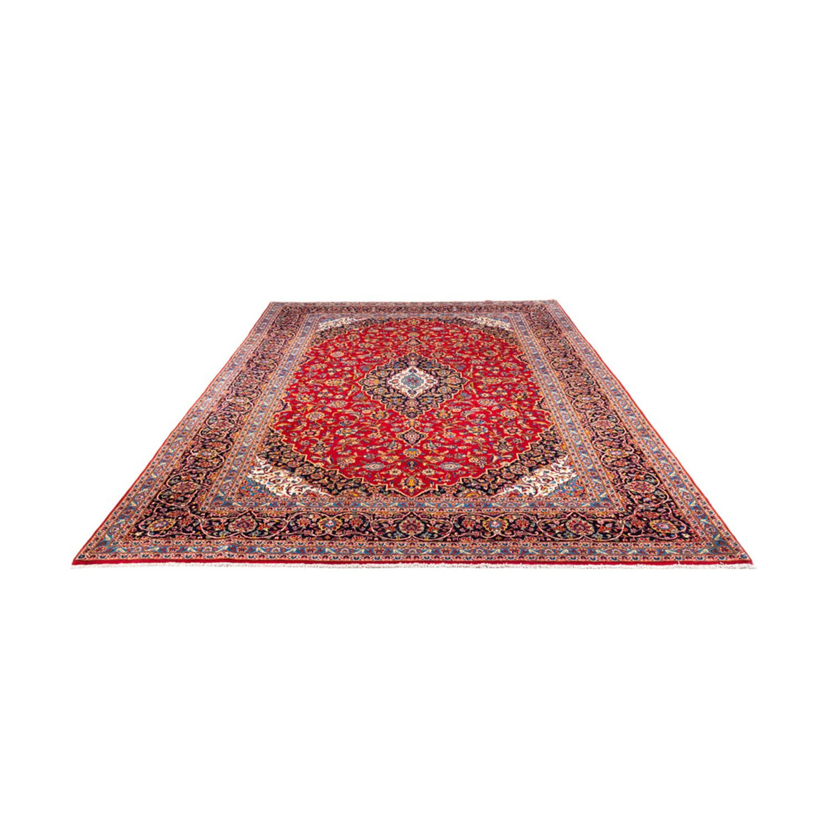 Perser Rug - Keshan - 346 x 257 cm - red