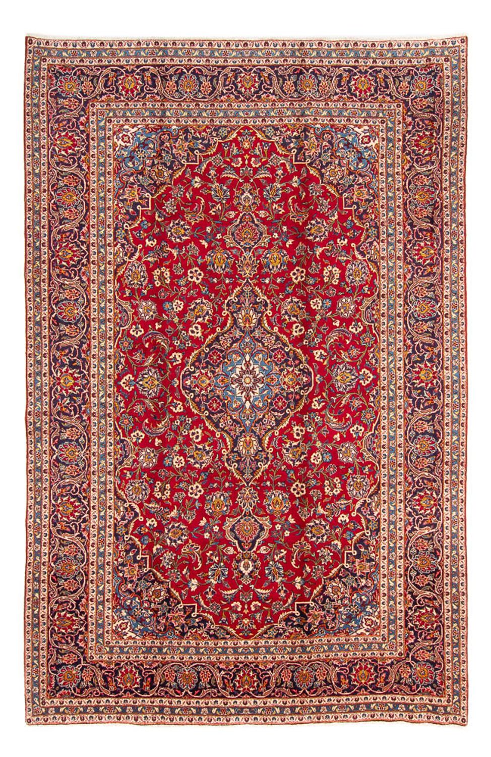 Perser Rug - Keshan - 374 x 244 cm - red