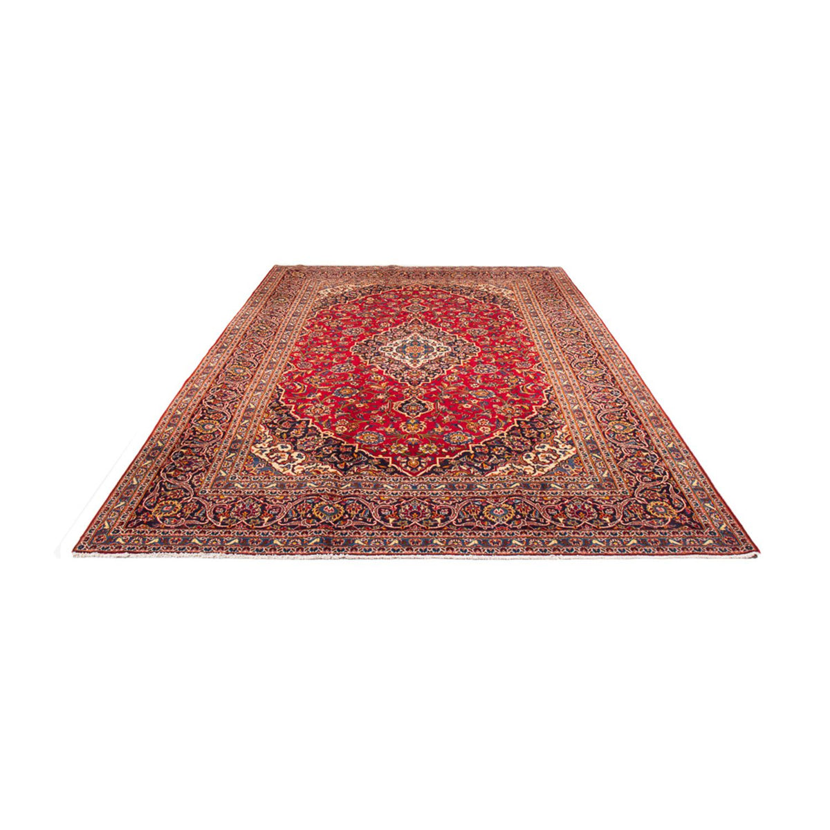 Perser Rug - Keshan - 372 x 248 cm - red