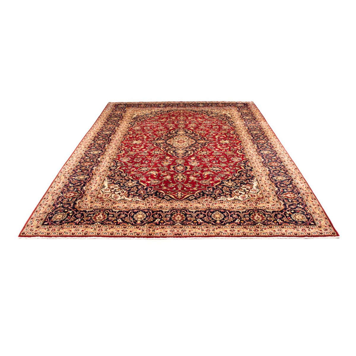 Perser Rug - Keshan - 367 x 252 cm - red