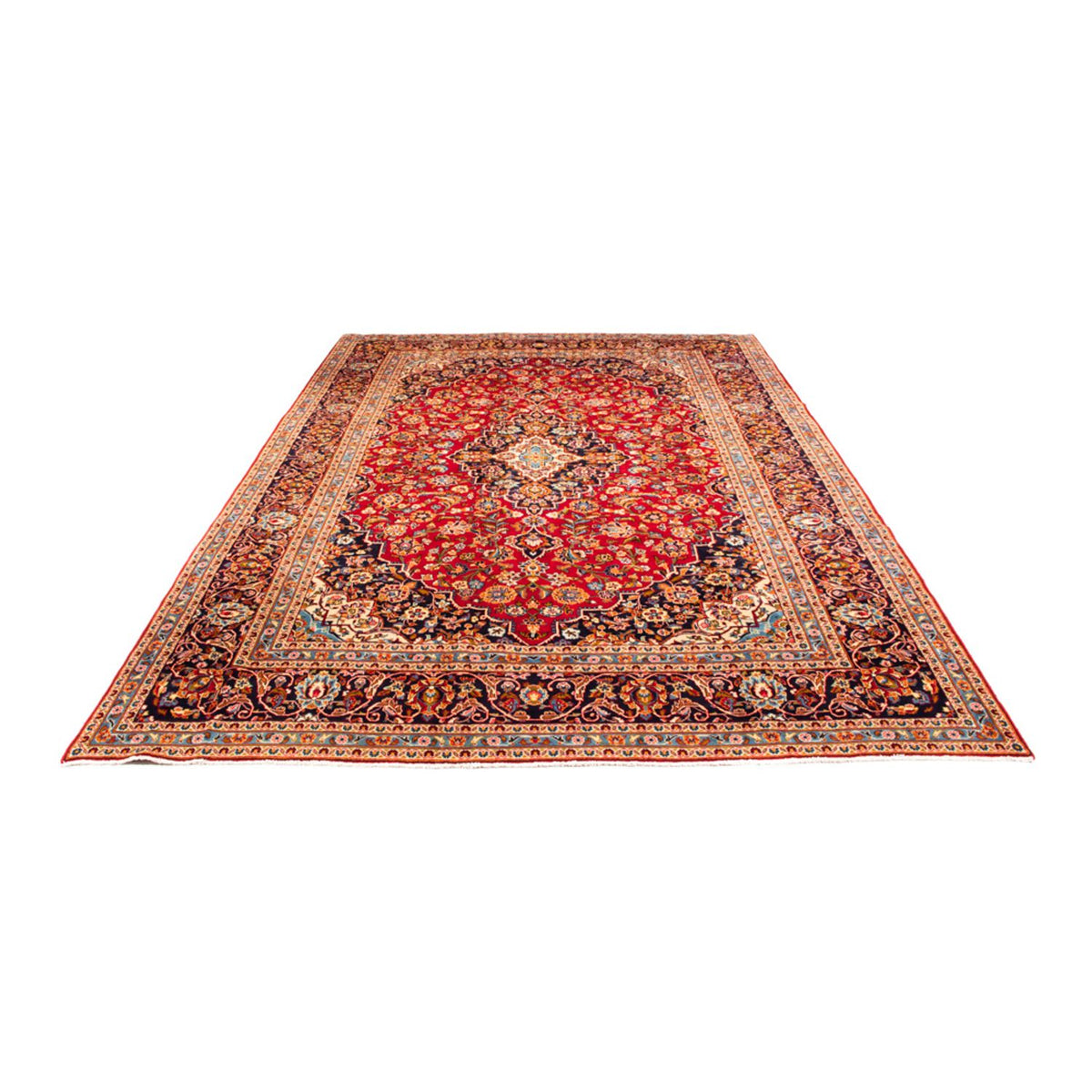 Perser Rug - Keshan - 380 x 248 cm - red