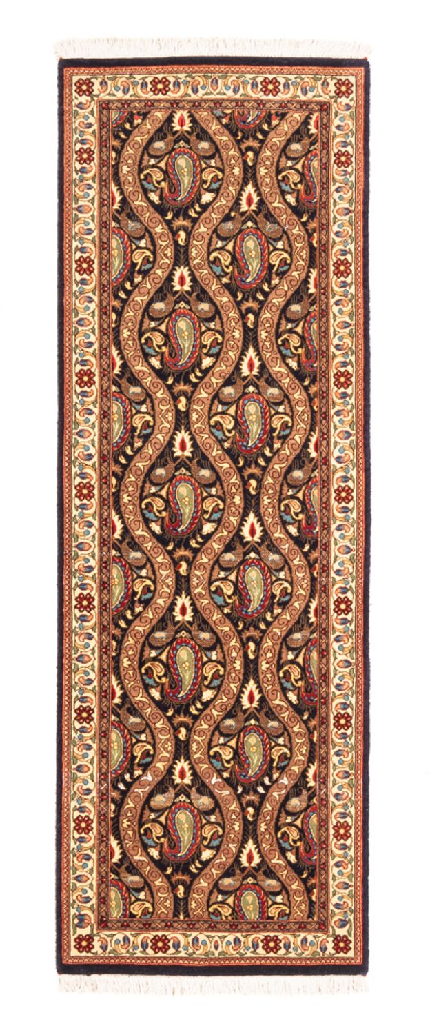 Runner Perser Rug - Ghom - 160 x 53 cm - dark blue