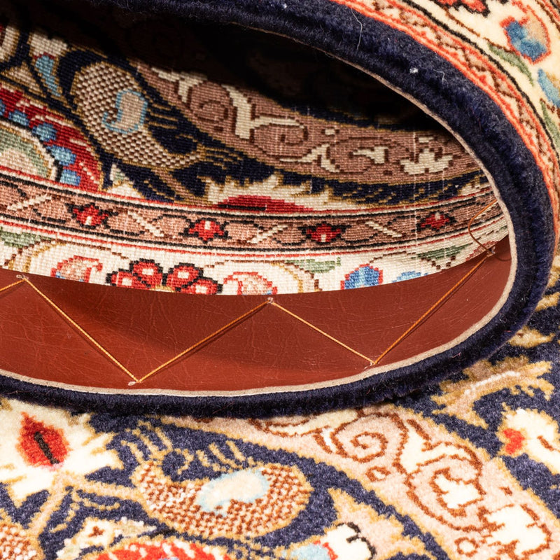 Runner Perser Rug - Ghom - 160 x 53 cm - dark blue