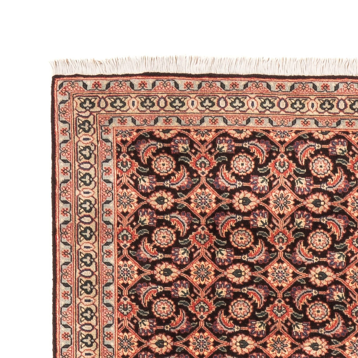 Runner Perser Rug - Tabriz - Royal - 200 x 68 cm - dark blue
