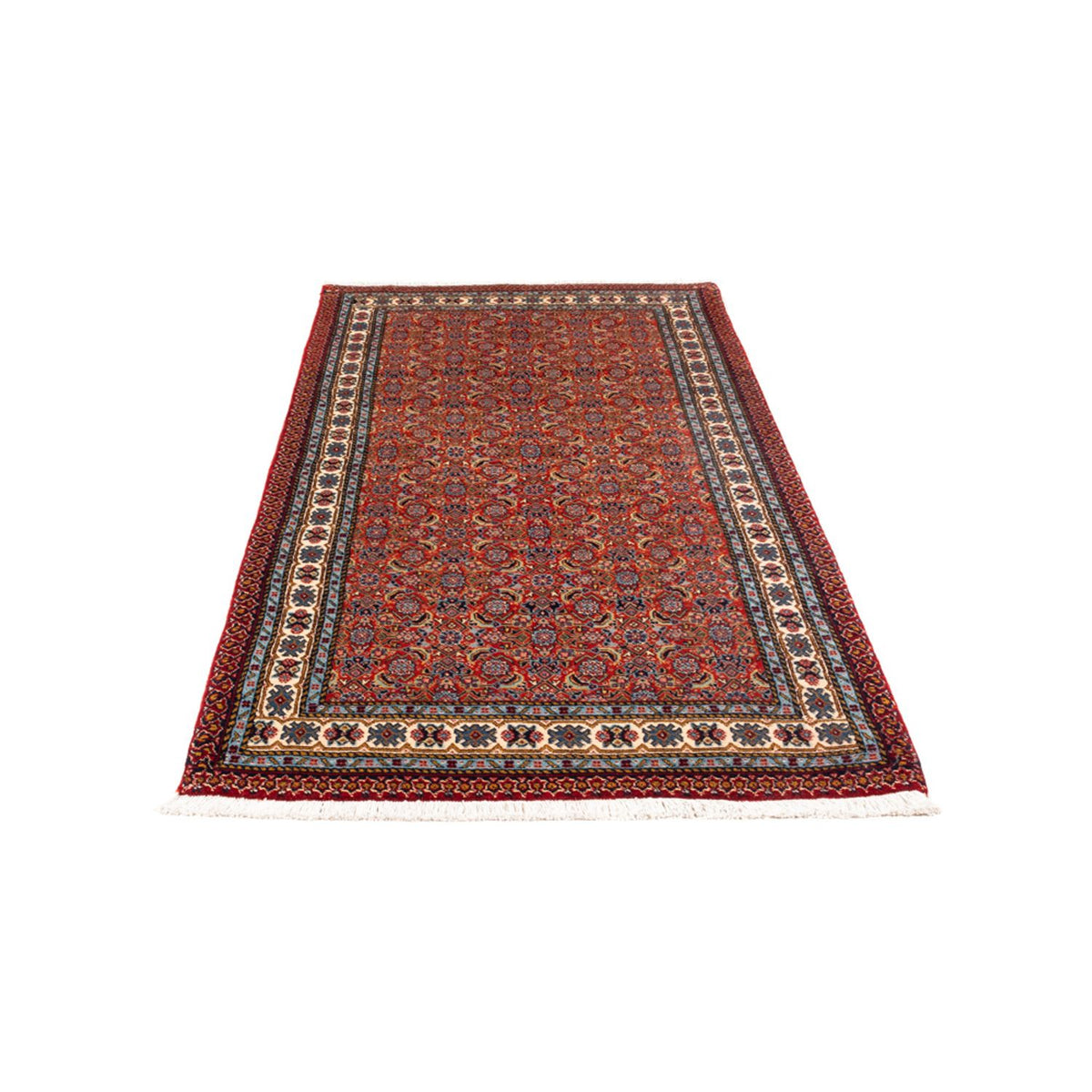 Runner Perser Rug - Tabriz - 209 x 95 cm - red