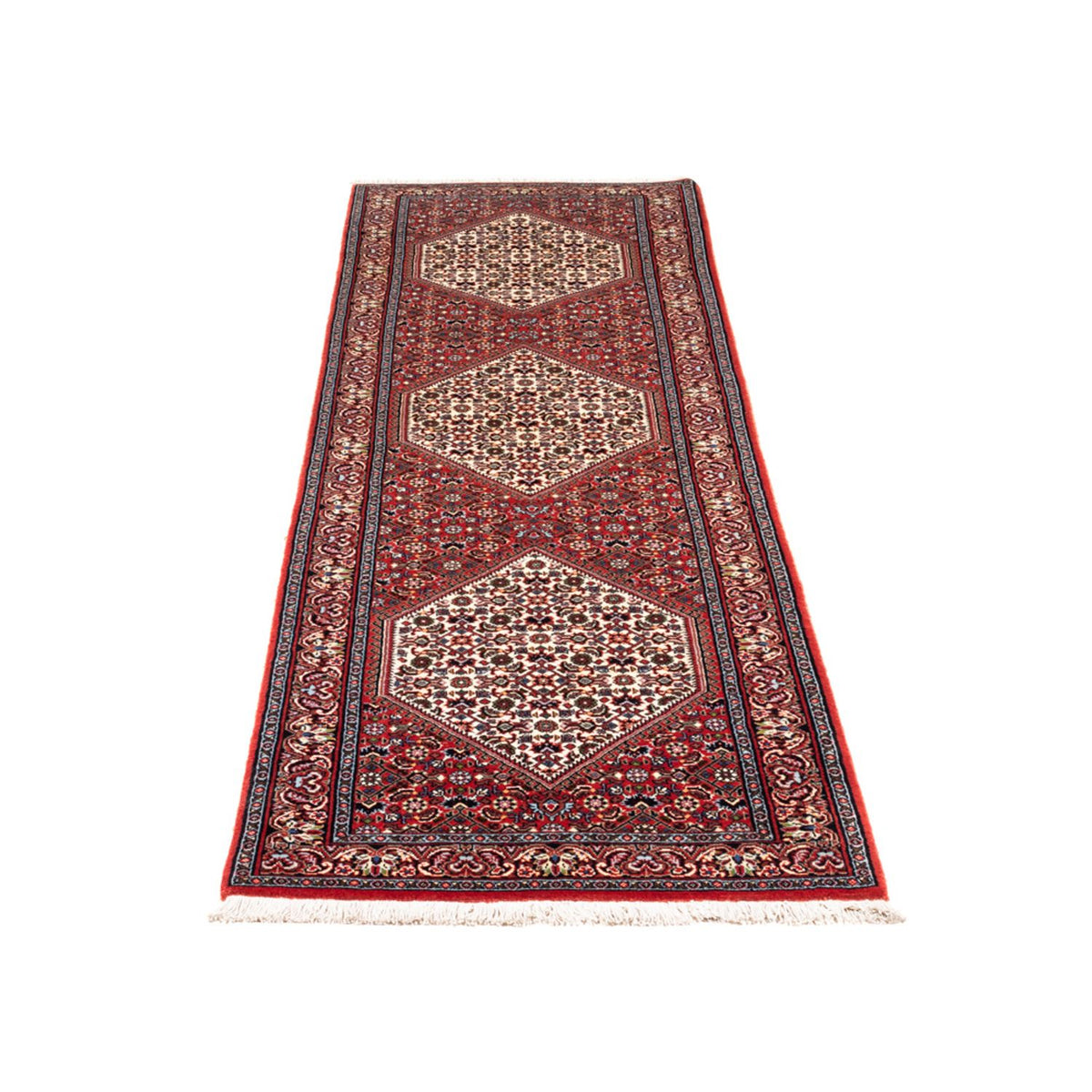 Runner Perser Rug - Bidjar - 228 x 61 cm - red