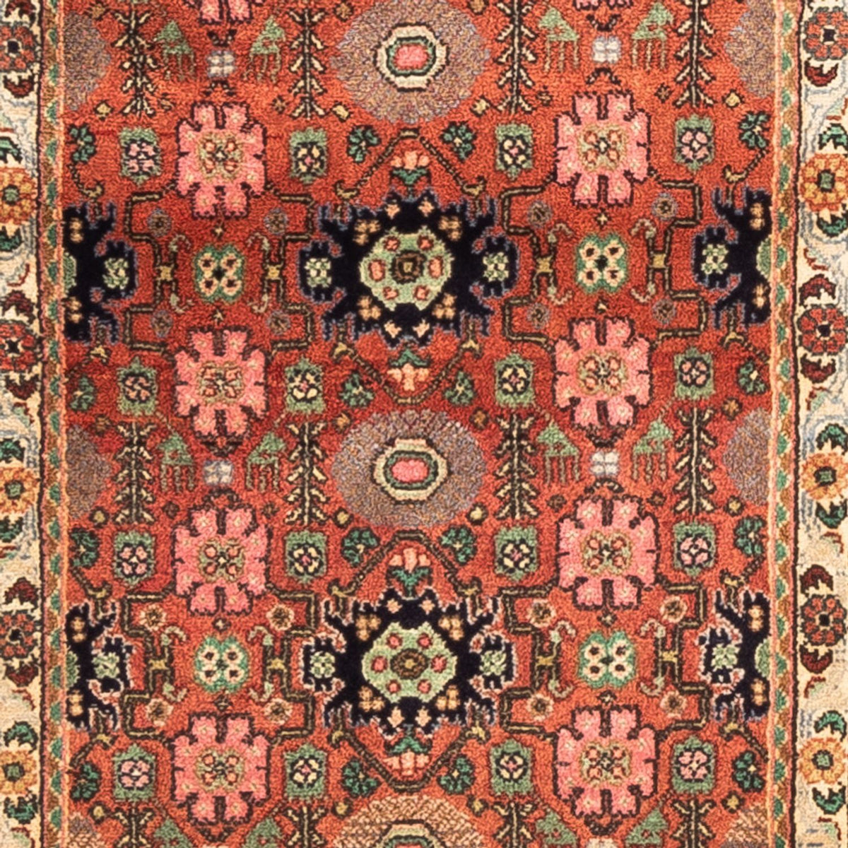 Runner Perser Rug - Classic - 254 x 50 cm - red