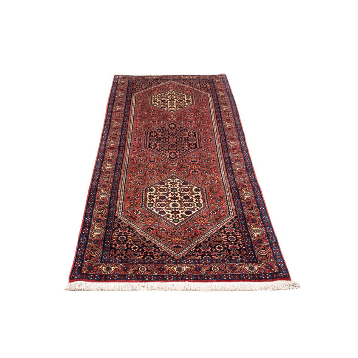 Runner Perser Rug - Bidjar - 226 x 77 cm - red