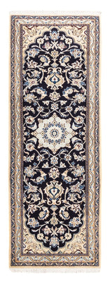 Runner Perser Rug - Nain - 190 x 68 cm - dark blue