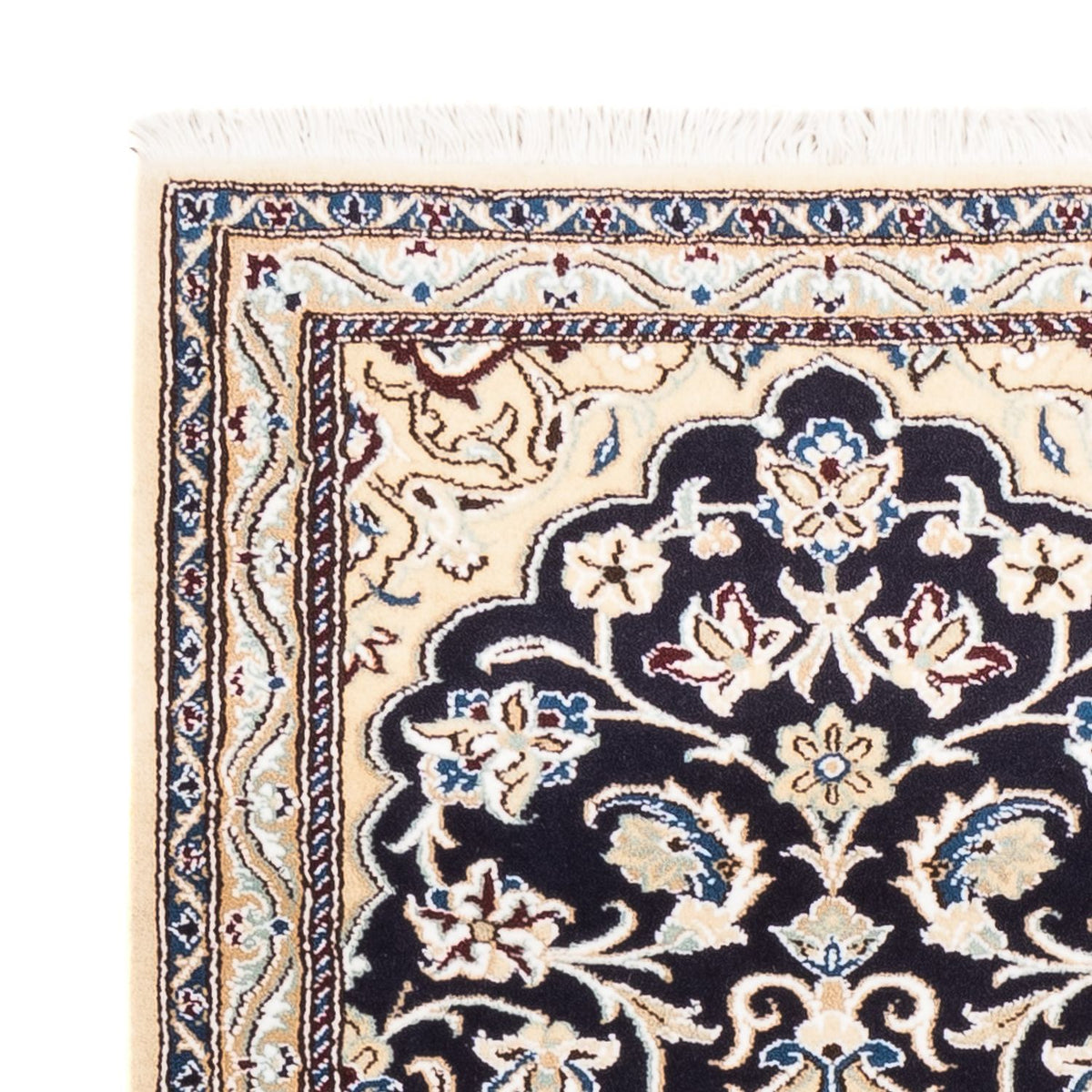 Runner Perser Rug - Nain - 190 x 68 cm - dark blue