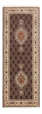 Runner Perser Rug - Tabriz - Royal - 195 x 75 cm - dark blue