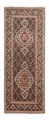 Runner Perser Rug - Tabriz - Royal - 196 x 75 cm - dark blue