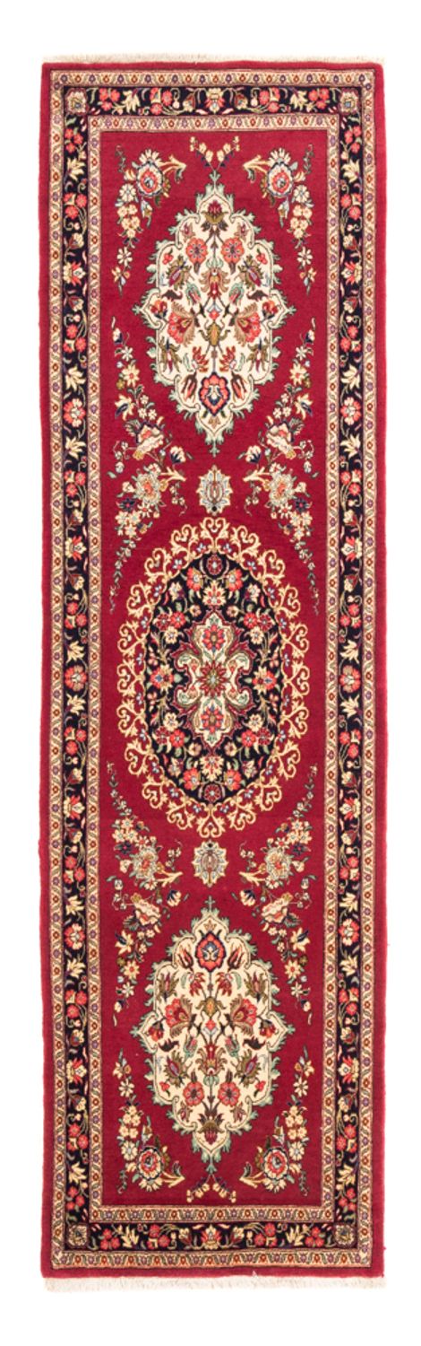 Runner Perser Rug - Ghom - 215 x 65 cm - red