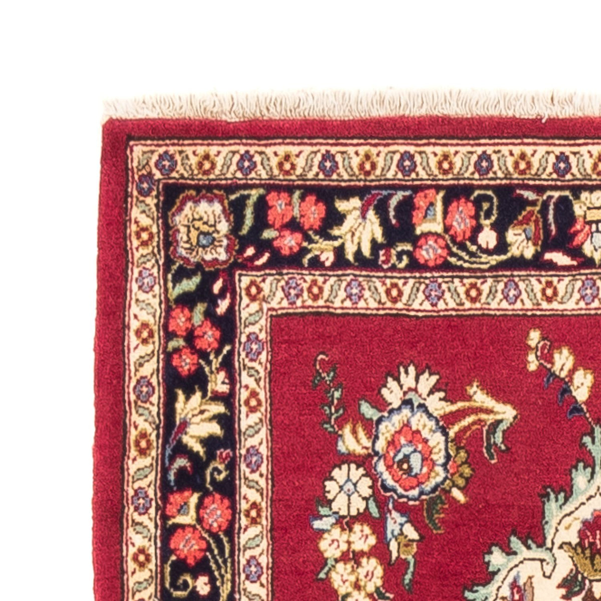 Runner Perser Rug - Ghom - 215 x 65 cm - red