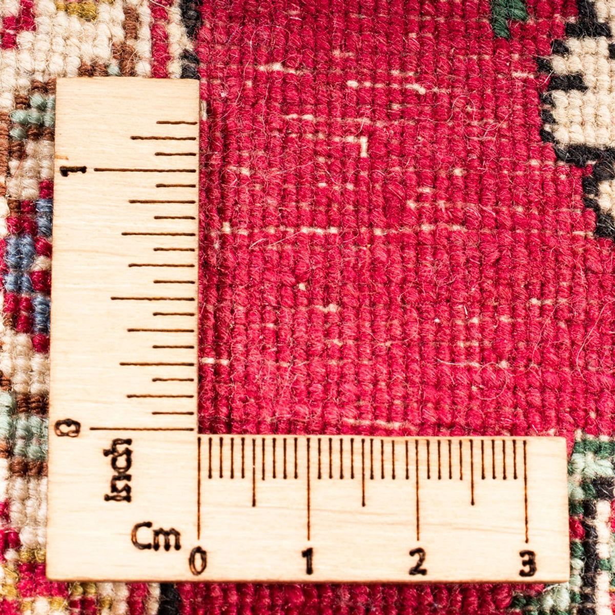 Runner Perser Rug - Ghom - 215 x 65 cm - red