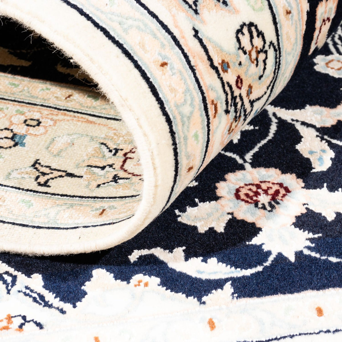 Perser Rug - Nain - Premium - 159 x 105 cm - dark blue