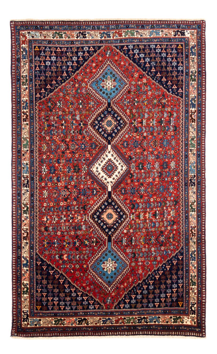Perser Rug - Nomadic - 250 x 152 cm - red
