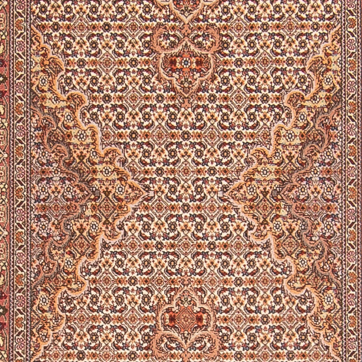 Runner Perser Rug - Tabriz - Royal - 407 x 78 cm - beige