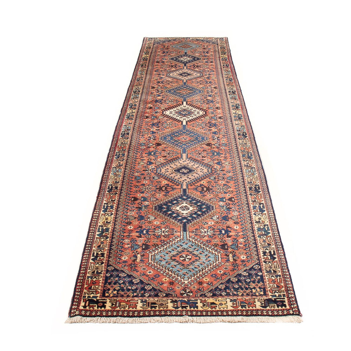 Runner Perser Rug - Nomadic - 383 x 80 cm - red