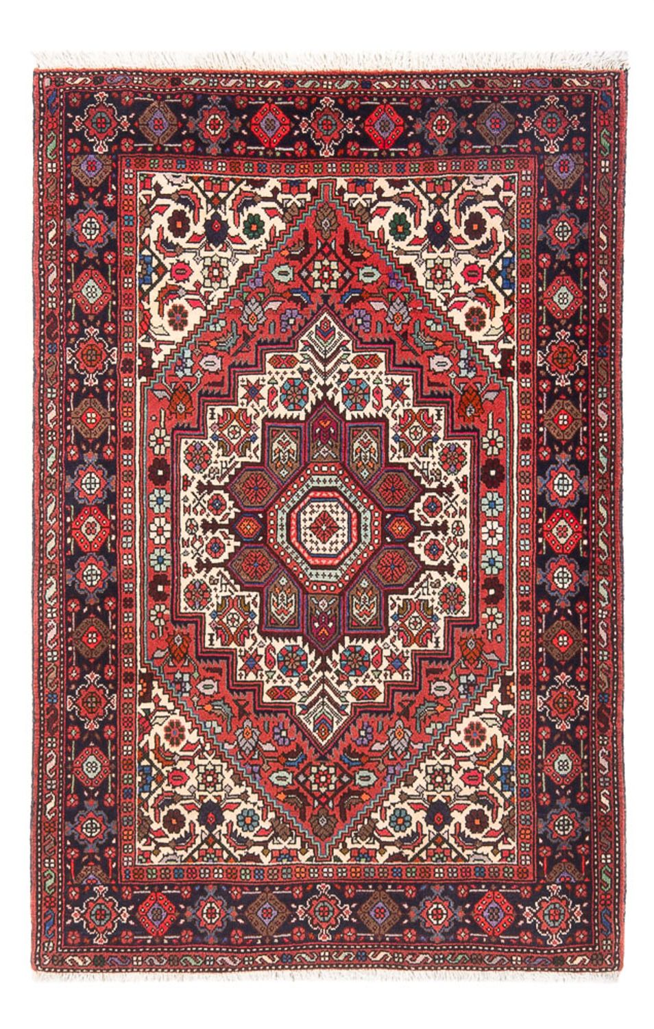Perser Rug - Nomadic - 134 x 68 cm - light red