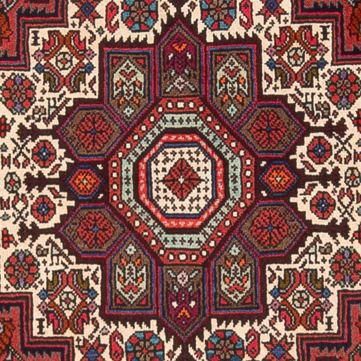 Perser Rug - Nomadic - 134 x 68 cm - light red