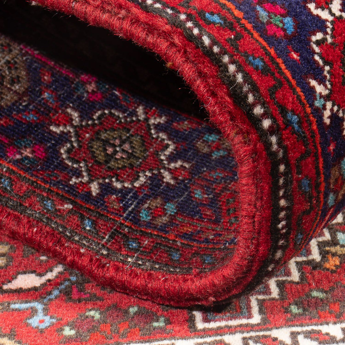 Perser Rug - Nomadic - 130 x 90 cm - light red