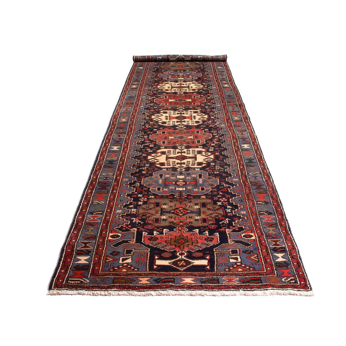 Runner Perser Rug - Nomadic - 390 x 103 cm - dark blue