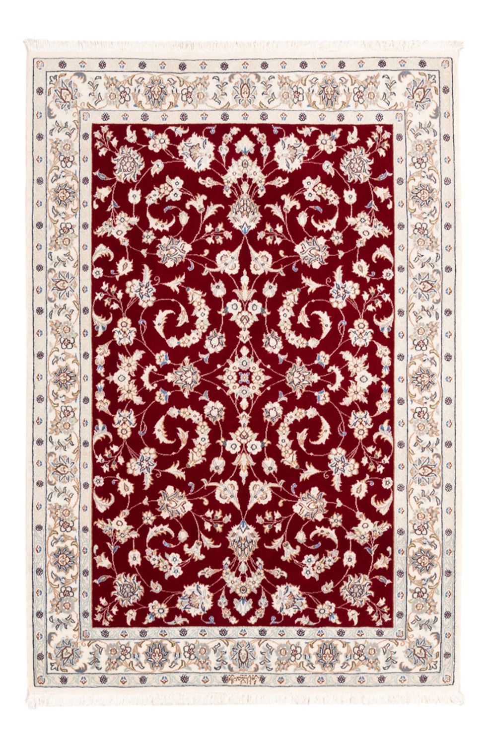 Perser Rug - Nain - Premium - 152 x 108 cm - red