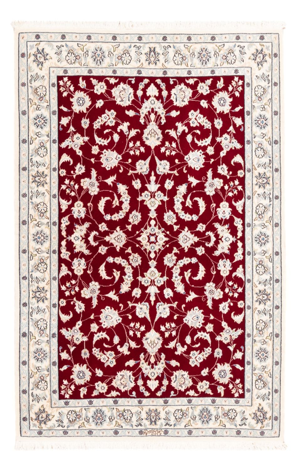 Perser Rug - Nain - Premium - 156 x 107 cm - red