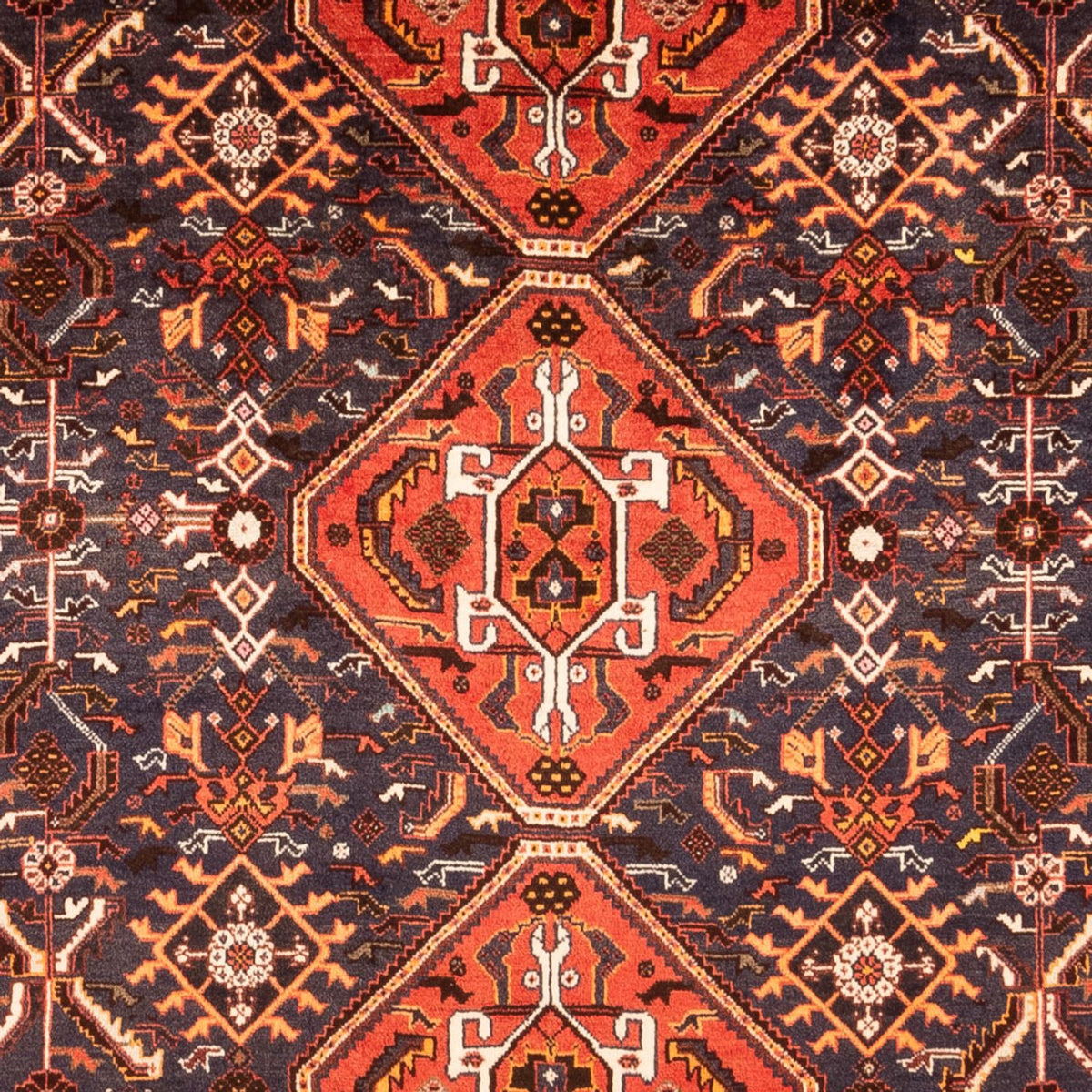 Perser Rug - Nomadic - 305 x 188 cm - dark red