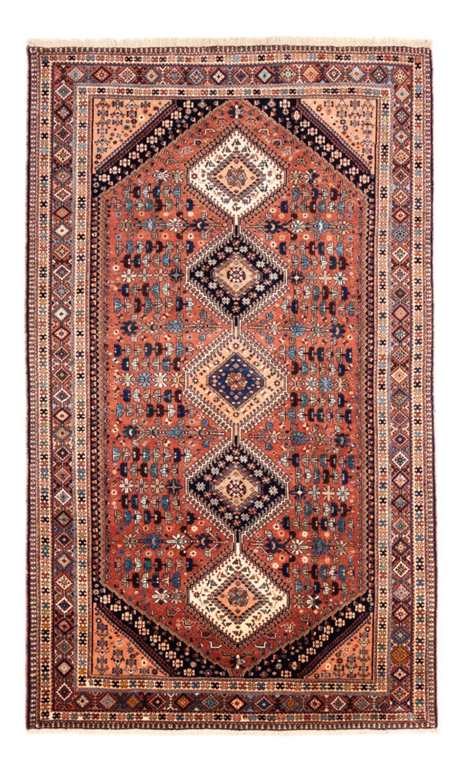 Perser Rug - Nomadic - 240 x 153 cm - red