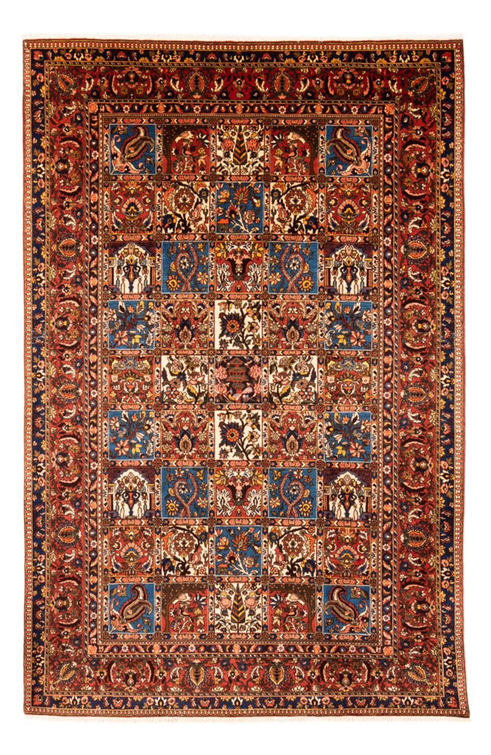 Perser Rug - Nomadic - 303 x 202 cm - bordeaux red