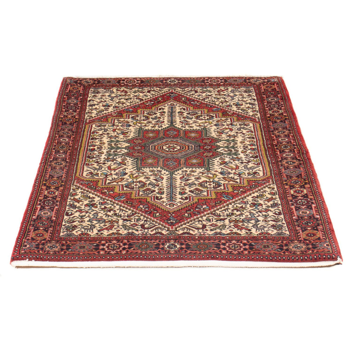 Perser Rug - Nomadic - 126 x 80 cm - cream