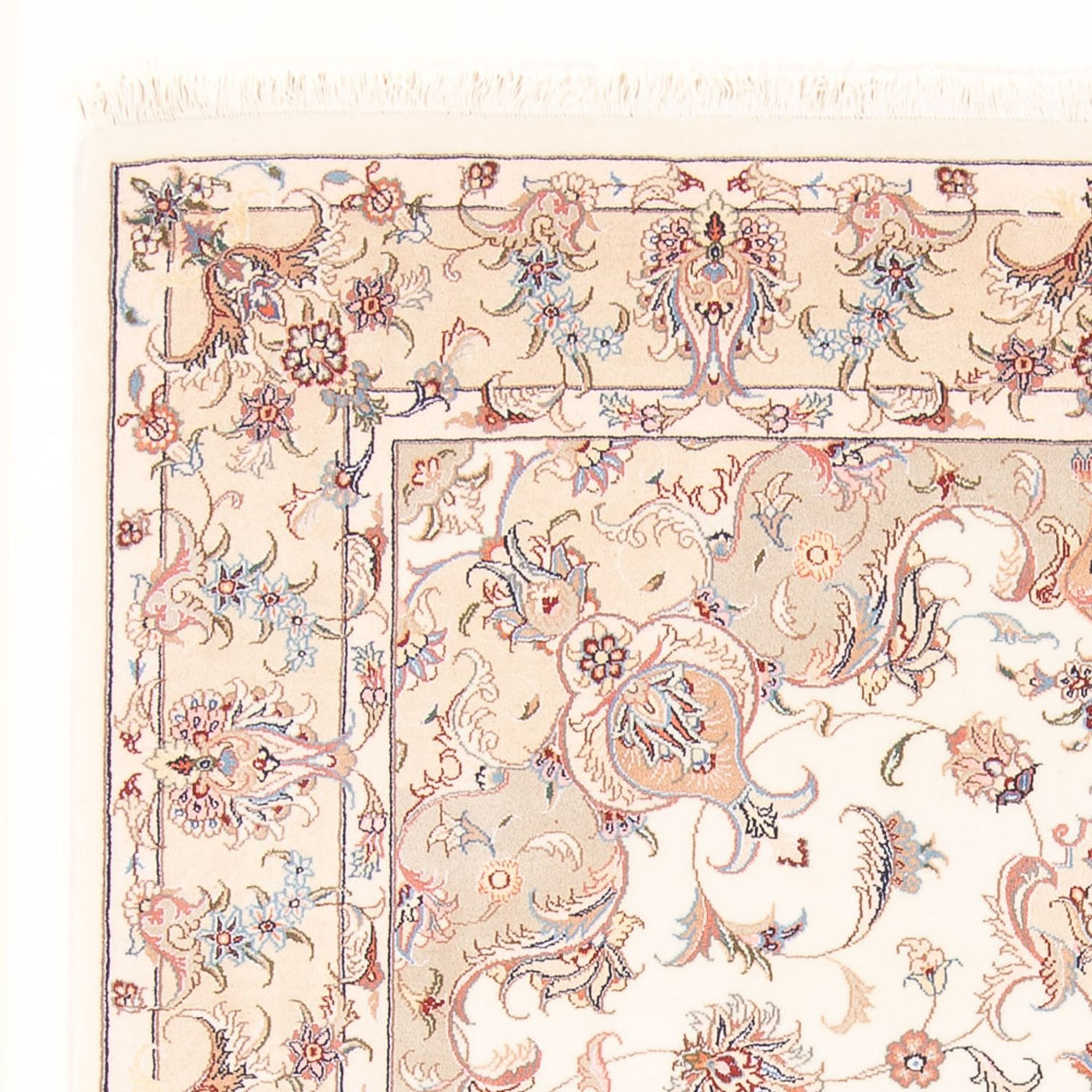 Tabriz - 50 Raj Rug 198x148cm - Persian Rugs
