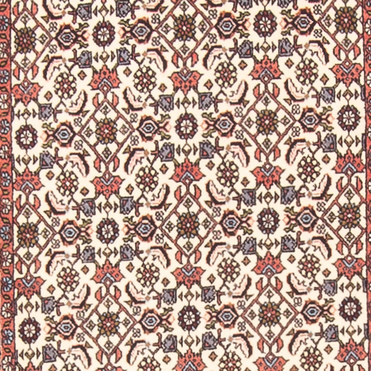 Runner Perser Rug - Bidjar - 383 x 85 cm - cream