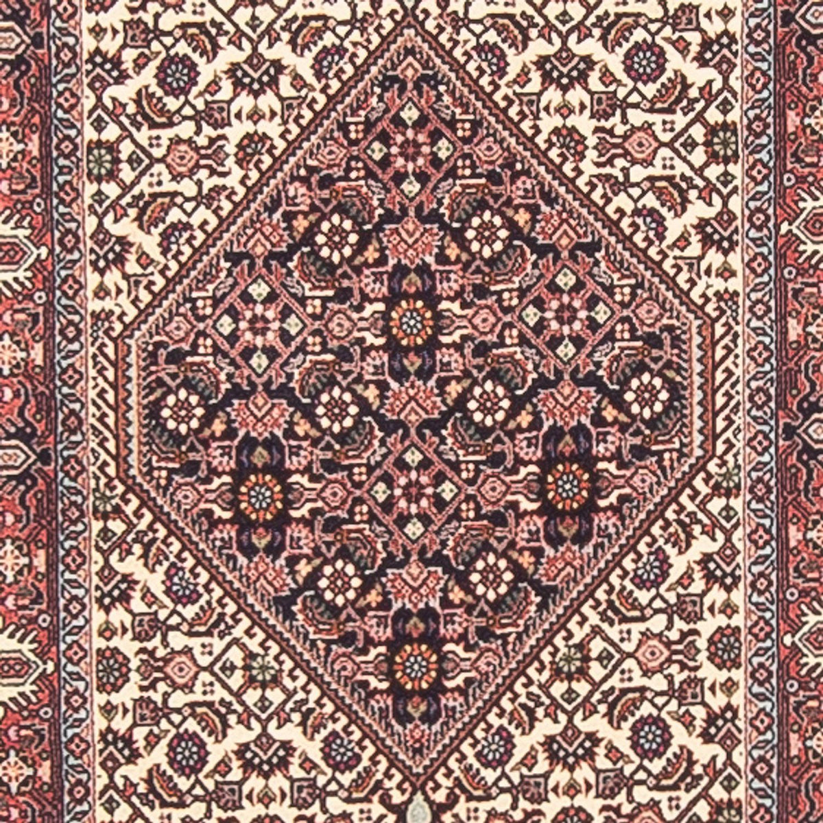 Runner Perser Rug - Bidjar - 410 x 67 cm - cream