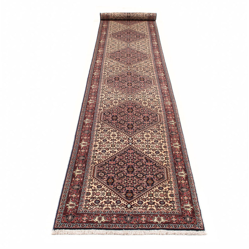 Runner Perser Rug - Bidjar - 410 x 67 cm - cream