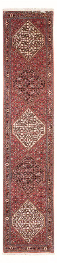 Runner Perser Rug - Bidjar - 384 x 77 cm - red