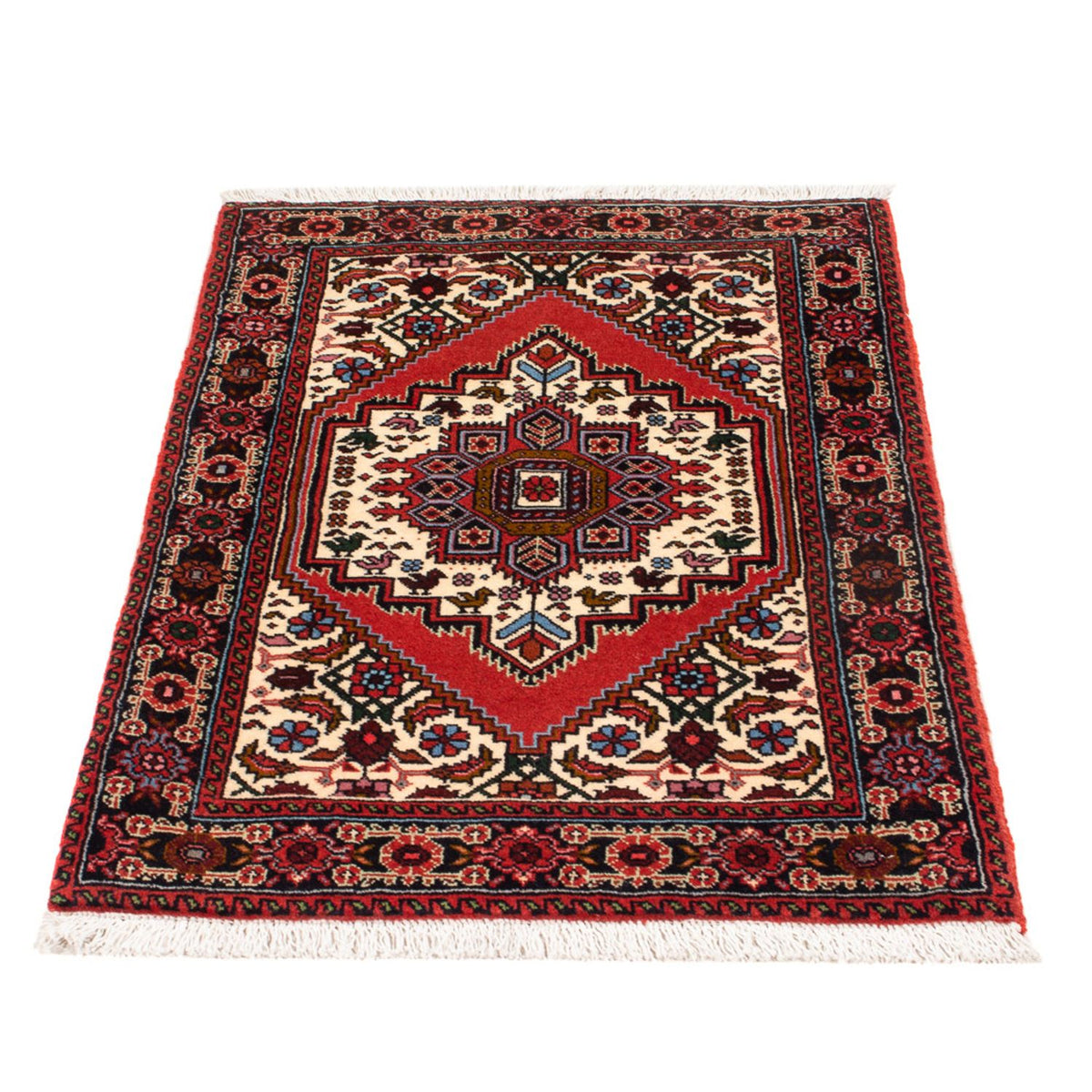 Perser Rug - Nomadic - 90 x 60 cm - red