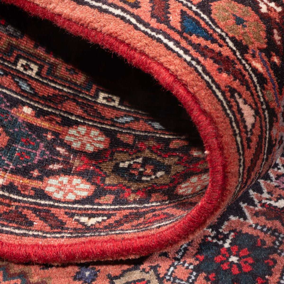 Perser Rug - Nomadic - 126 x 84 cm - dark red