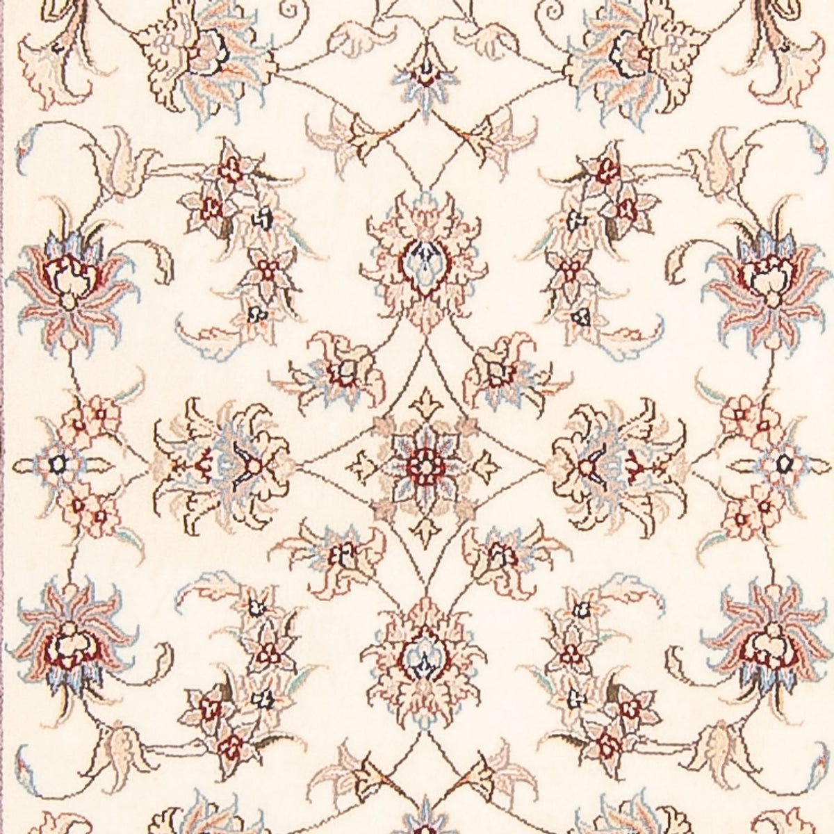 Runner Perser Rug - Tabriz - Royal - 296 x 86 cm - cream