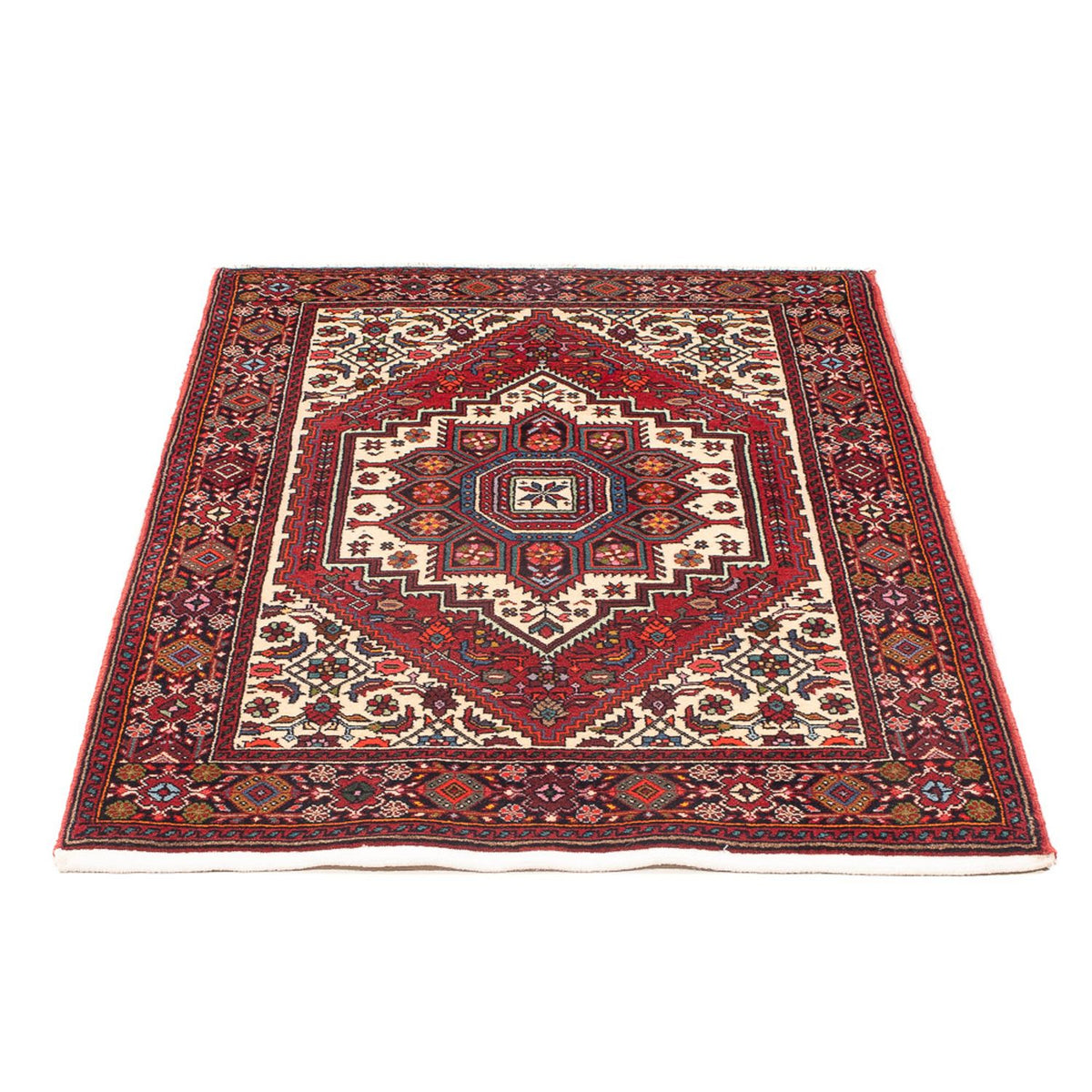 Perser Rug - Nomadic - 123 x 86 cm - cream