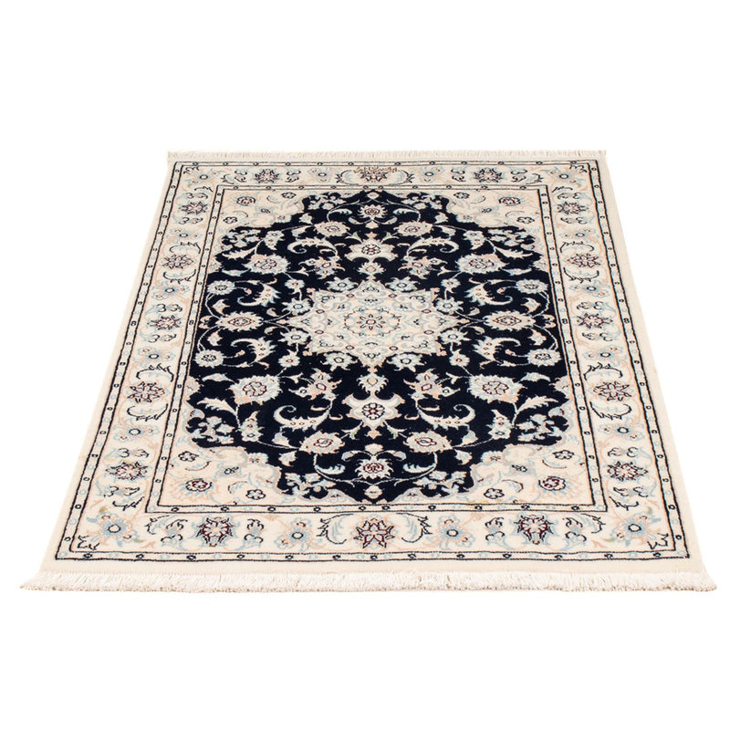 Perser Rug - Nain - Premium - 123 x 80 cm - dark blue
