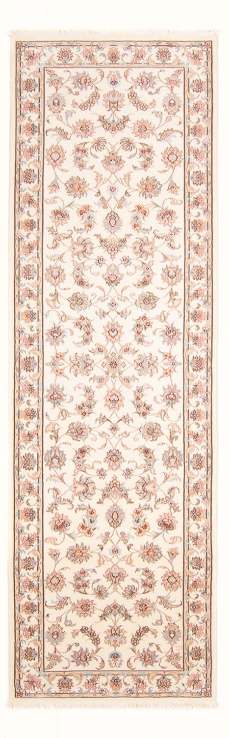 Runner Perser Rug - Tabriz - Royal - 295 x 89 cm - cream