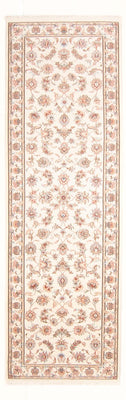 Runner Perser Rug - Tabriz - Royal - 294 x 89 cm - cream