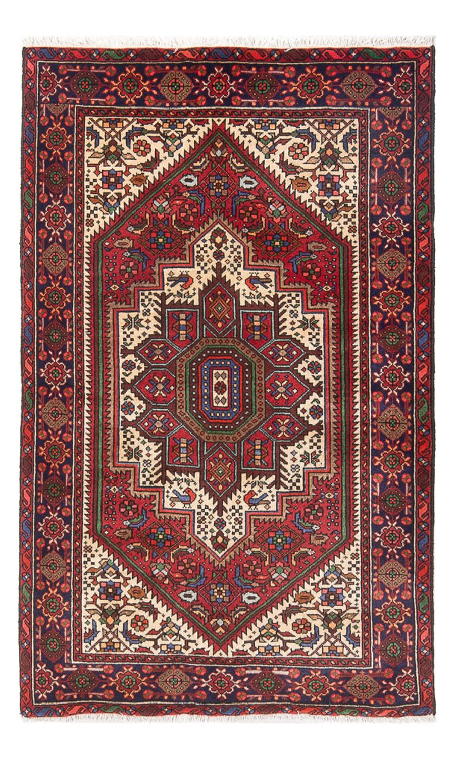 Perser Rug - Nomadic - 122 x 77 cm - red