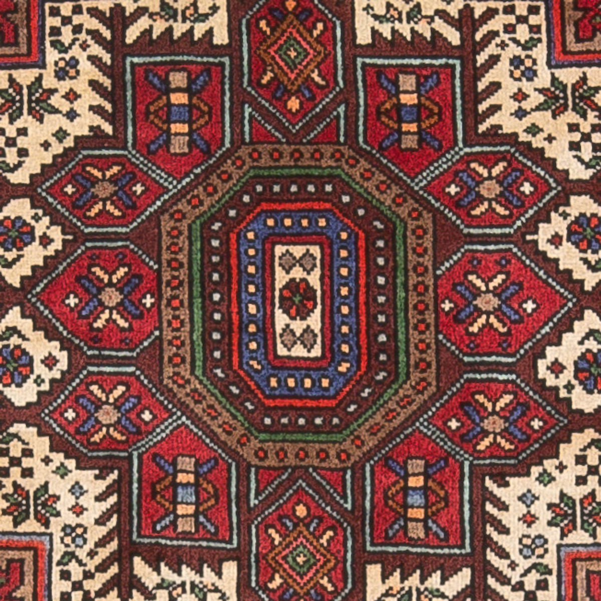 Perser Rug - Nomadic - 122 x 77 cm - red